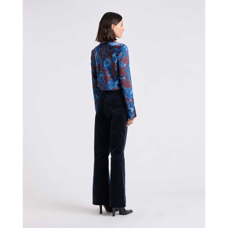 Cue Stretch Velvet Straight Leg Pant image number 1